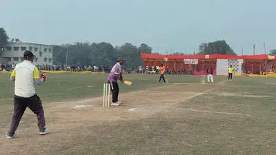 अंतिम लीग मैच में किसनपुर रहा विजयी