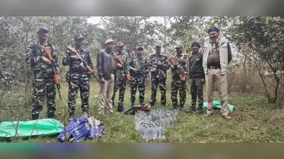 34.5 लीटर नेपाली शराब जब्त, तस्कर फरार