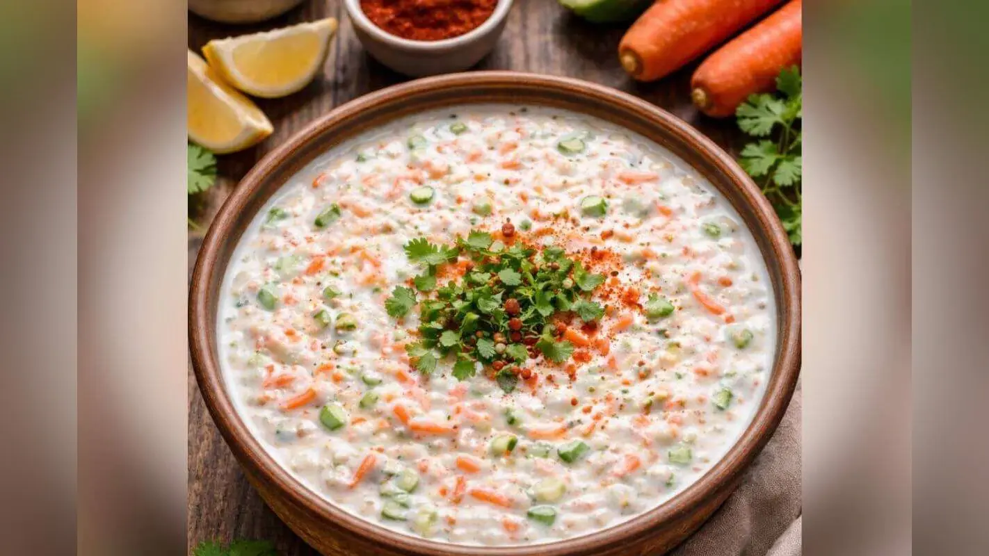 Gajar Kheera Raita: थाली में सर्व करें ये स्वादिष्ट गाजर-खीरा का रायता, जानिए झटपट बनाने की विधि