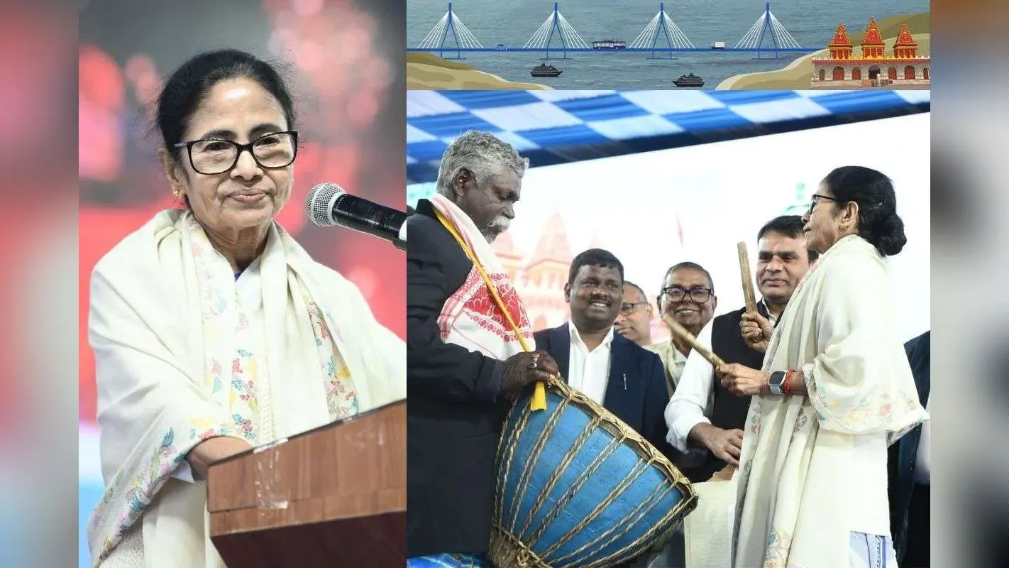 बंगाल चुनाव से पहले ममता बनर्जी ने अपने जन्मदिन पर दी बड़ी सौगात, 5 किमी लंबे गंगासागर सेतु की रखी आधारशिला