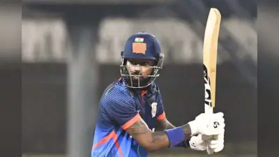 Vijay Hazare Trophy: बड़ौदा के लिए संकटमोचक बने हार्दिक पंड्या, विदर्भ के खिलाफ जड़ दिया शतक
