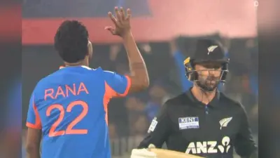 IND vs NZ: हर्षित राणा के आगे फिर फेल हुए डेवोन कॉनवे, 5वीं बार बनाया ‘शिकार’, पांड्या ने हवा में उड़कर लपका अद्भुत कैच