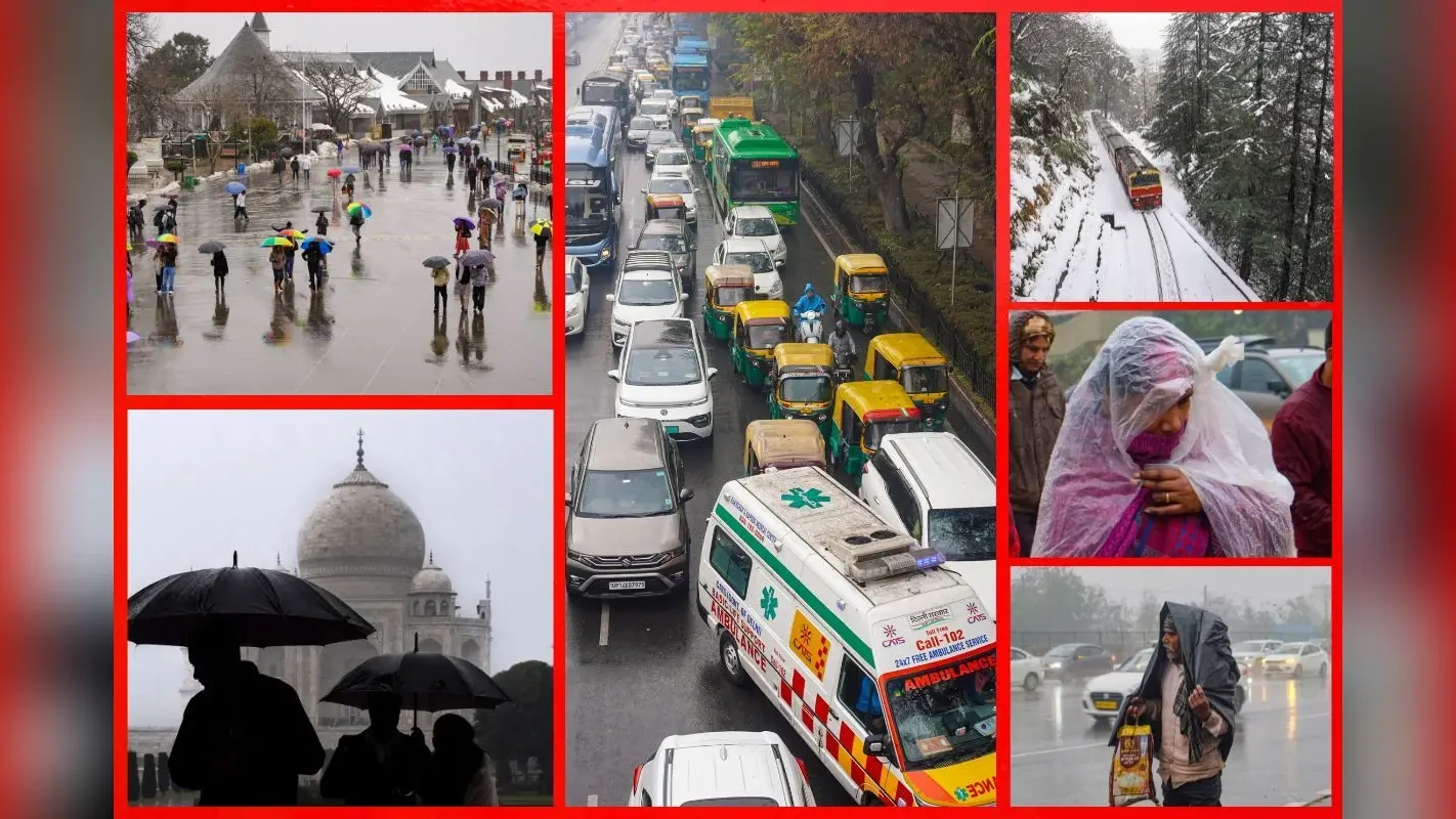 Rain Warning: 31 जनवरी 1, 2 और 3 फरवरी तक भारी बारिश, इन राज्यों में बर्फबारी, पश्चिमी विक्षोभ का असर