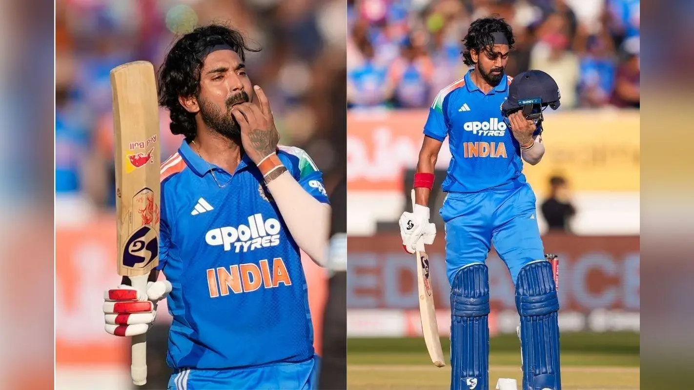 KL Rahul की सीटी: सैकड़ा मारते ही मारी सीटी, आथिया या बेटी किसके लिए?