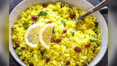 Lemon Rice Recipe: घर पर बनाना है साउथ इंडियन स्टाइल लेमन राइस, तो नोट कर लें इसकी आसान और सीक्रेट रेसिपी