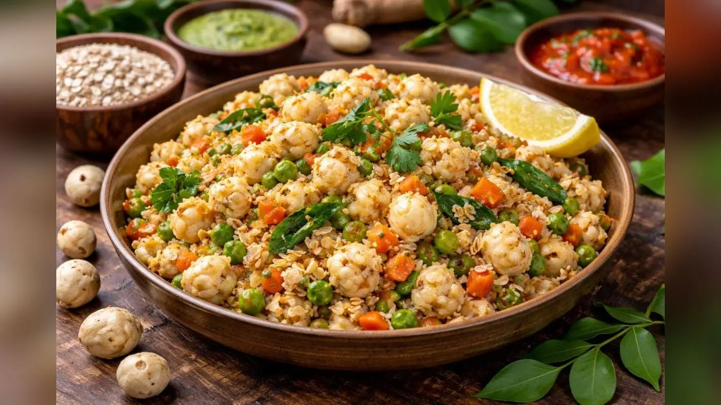 Makhana Oats Upma Recipe: मखाना ओट्स उपमा से करें दिन की शुरुआत, हर उम्र के लिए परफेक्ट हेल्दी ब्रेकफास्ट आइडिया
