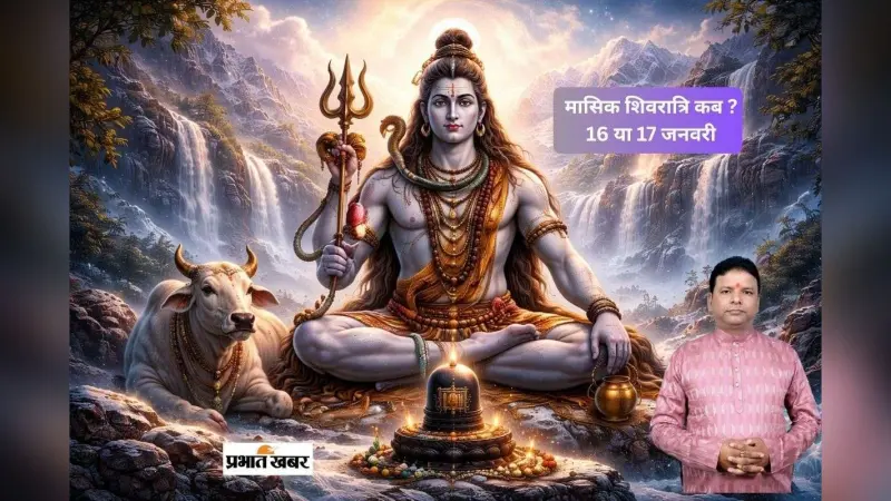 Masik Shivratri 2026: 16 या 17 जनवरी, साल की पहली मासिक शिवरात्रि कब, जानिए तिथि, शुभ मुहूर्त और पूजा विधि