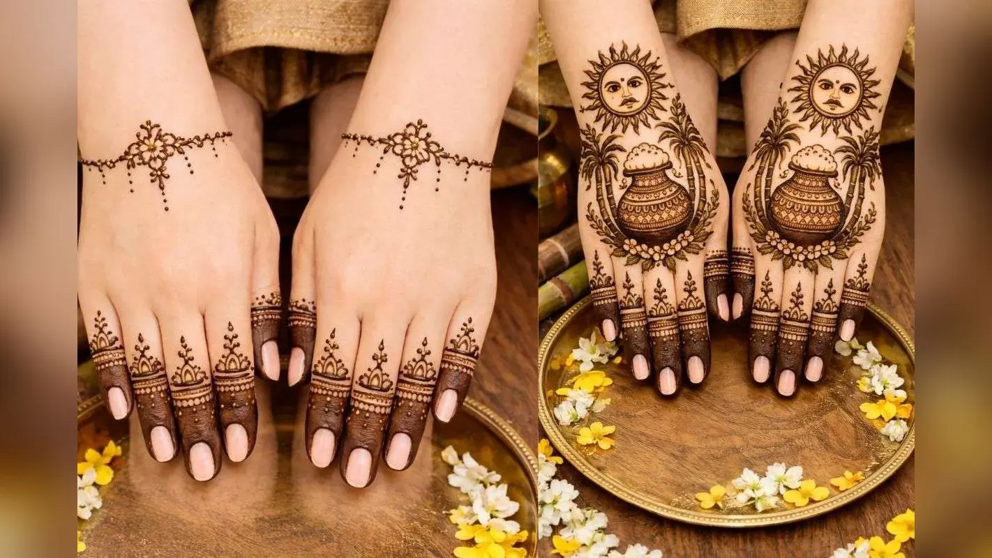 Mehndi design: पोंगल पर लगाएं ये खूबसूरत मेहंदी डिजाइन, देखने वाले जमकर करेंगे तारीफ