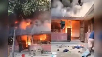 बांग्लादेश में नहीं थम रहे अल्पसंख्यकों पर हमले, सिलहट में हिंदू शिक्षक के घर में लगाई आग