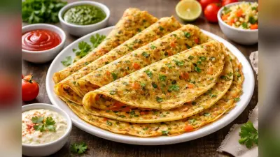 Mix Veg Crepes Recipe: पोहा और पराठे से हो गए बोर? ट्राय करें हेल्दी मिक्स वेज क्रीपीज, सुबह की एनर्जी डबल करने वाली ब्रेकफास्ट रेसिपी