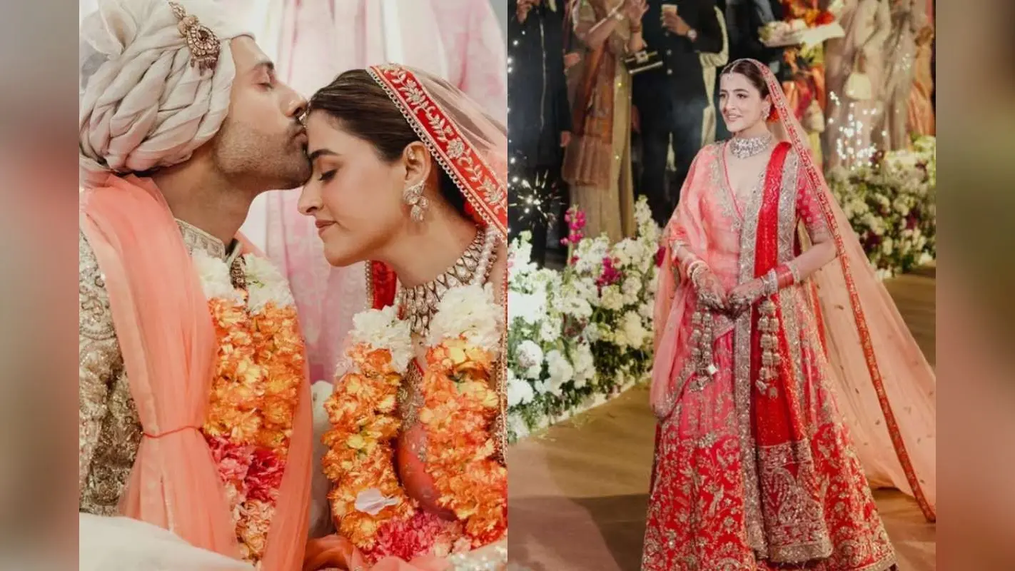 Nupur Sanon-Stebin Ben Wedding: उदयपुर में सात फेरे, बहन कृति सेनन ने उठाई नुपुर की फूलों की चादर
