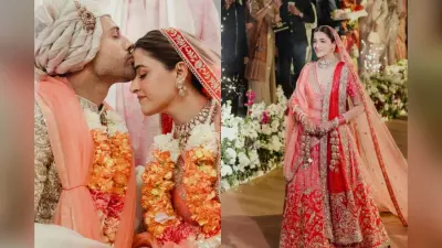 Nupur Sanon-Stebin Ben Wedding: उदयपुर में सात फेरे, बहन कृति सेनन ने उठाई नुपुर की फूलों की चादर