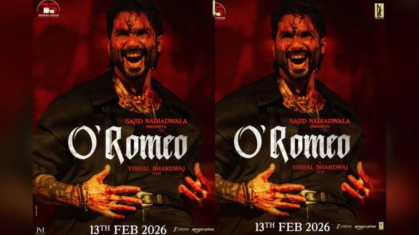 O Romeo First Look Poster: शाहिद कपूर का खून से सना, इंटेंस और जंगली लुक सामने, इस दिन थिएटर्स में आएगी डार्क लव स्टोरी