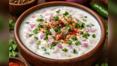 Onion Raita Recipe: मिनटों में तैयार करें घर पर लाजवाब प्याज का रायता