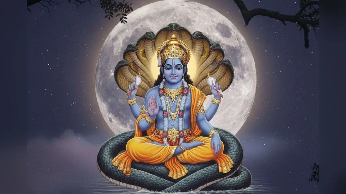 Paush Purnima 2026: आज है पौष पूर्णिमा, करें भगवान विष्णु की आरती, हर मुराद होगी पूरी