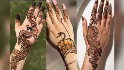 Peacock Mehndi Designs: बसंत पंचमी पर हाथों को सजाएं खूबसूरत मोर डिजाइन मेहंदी से, यहां देखें बेस्ट आइडियाज