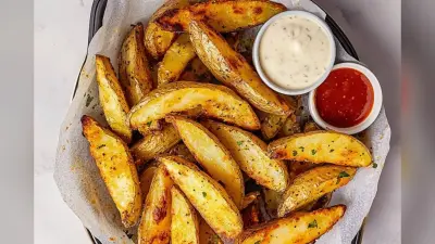 Crispy Garlic Cheese Potatoes Recipe: घर पर बनाएं रेस्टोरेंट जैसे कुरकुरे गार्लिक चीज़ आलू