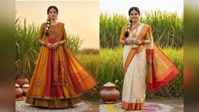 Pongal Dress Ideas: पोंगल पर ट्रेडिशनल लुक के लिए ट्राई करें ये ड्रेस आइडियाज