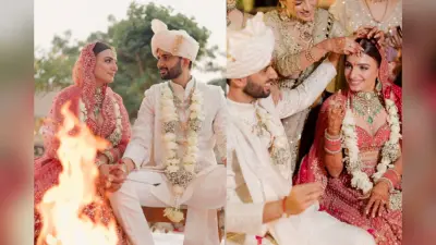 Prakriti Kakar Wedding: गायक प्रकृति कक्कड़ ने जयपुर में रचाई शादी, विनय आनंद संग शेयर की खूबसूरत तस्वीरें