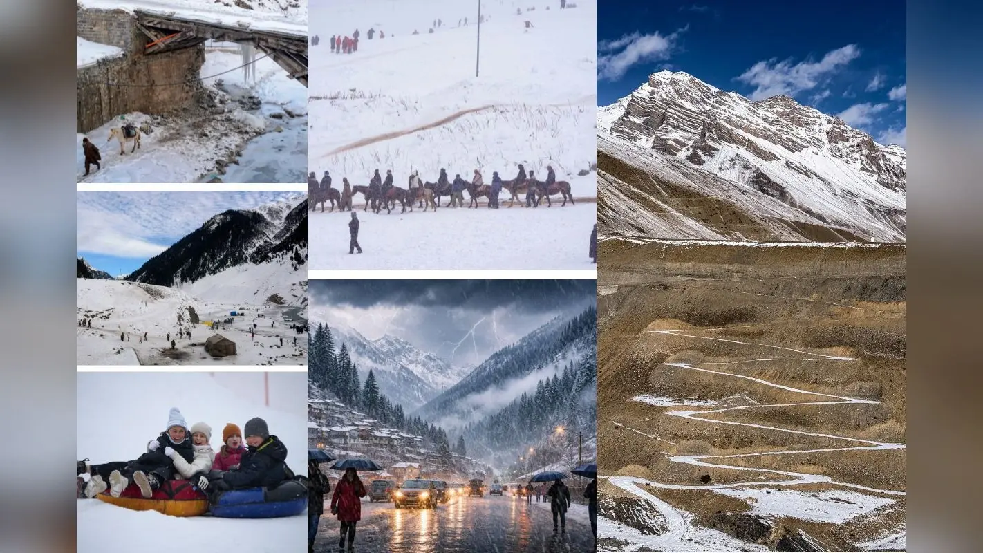 वेस्टर्न डिस्टरबेंस का डबल अटैक, अगले सप्ताह शुरू होगा कश्मीर में बारिश और बर्फबारी का दौर