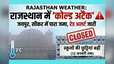 Rajasthan Weather : सावधान! अगले 3 दिन पड़ेगी ‘हड्डी जमा देने वाली’ ठंड, मौसम विभाग का रेड अलर्ट जारी, इन जिलों में स्कूल बंद