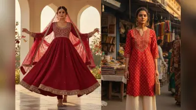 Red Suit Design: अपने लुक को खास बनाएं इन लेटेस्ट रेड सूट डिजाइन के साथ