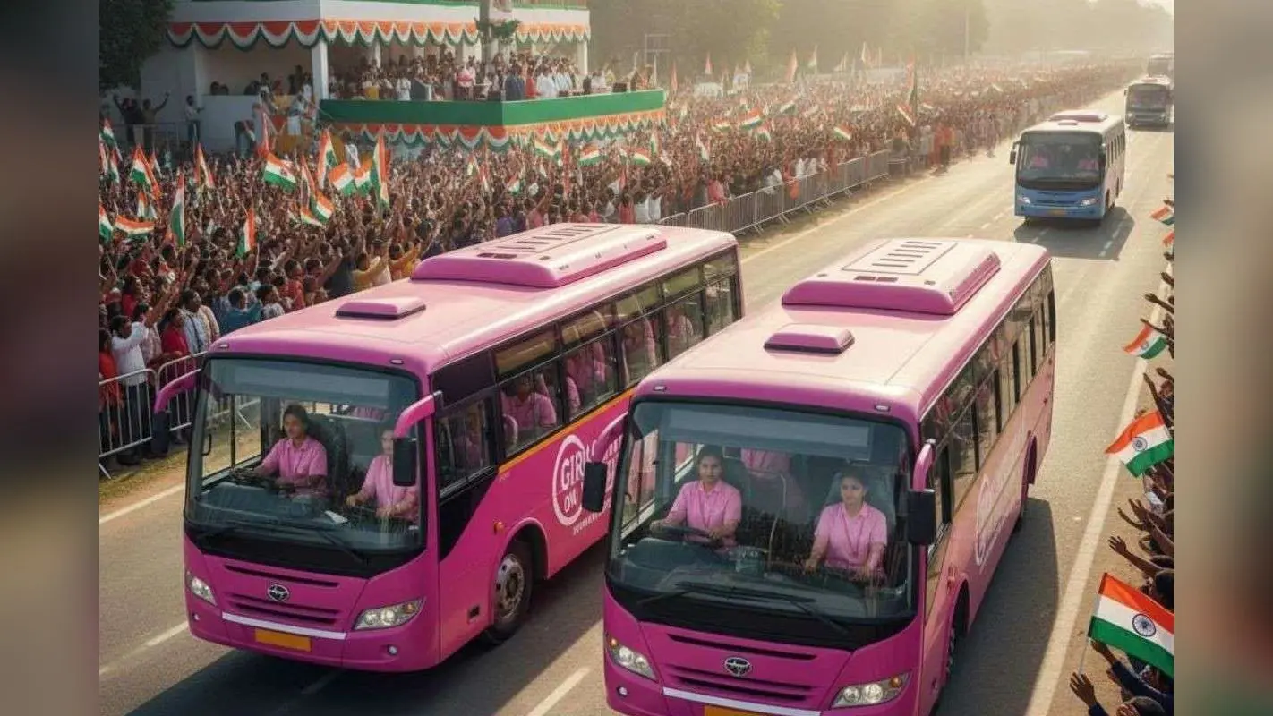 Republic Day : गांधी मैदान में गर्ल्स ऑन व्हील्स का जलवा, बाल विवाह को नकार छह महादलित बेटियां संभालेंगी पिंक बस की कमान
