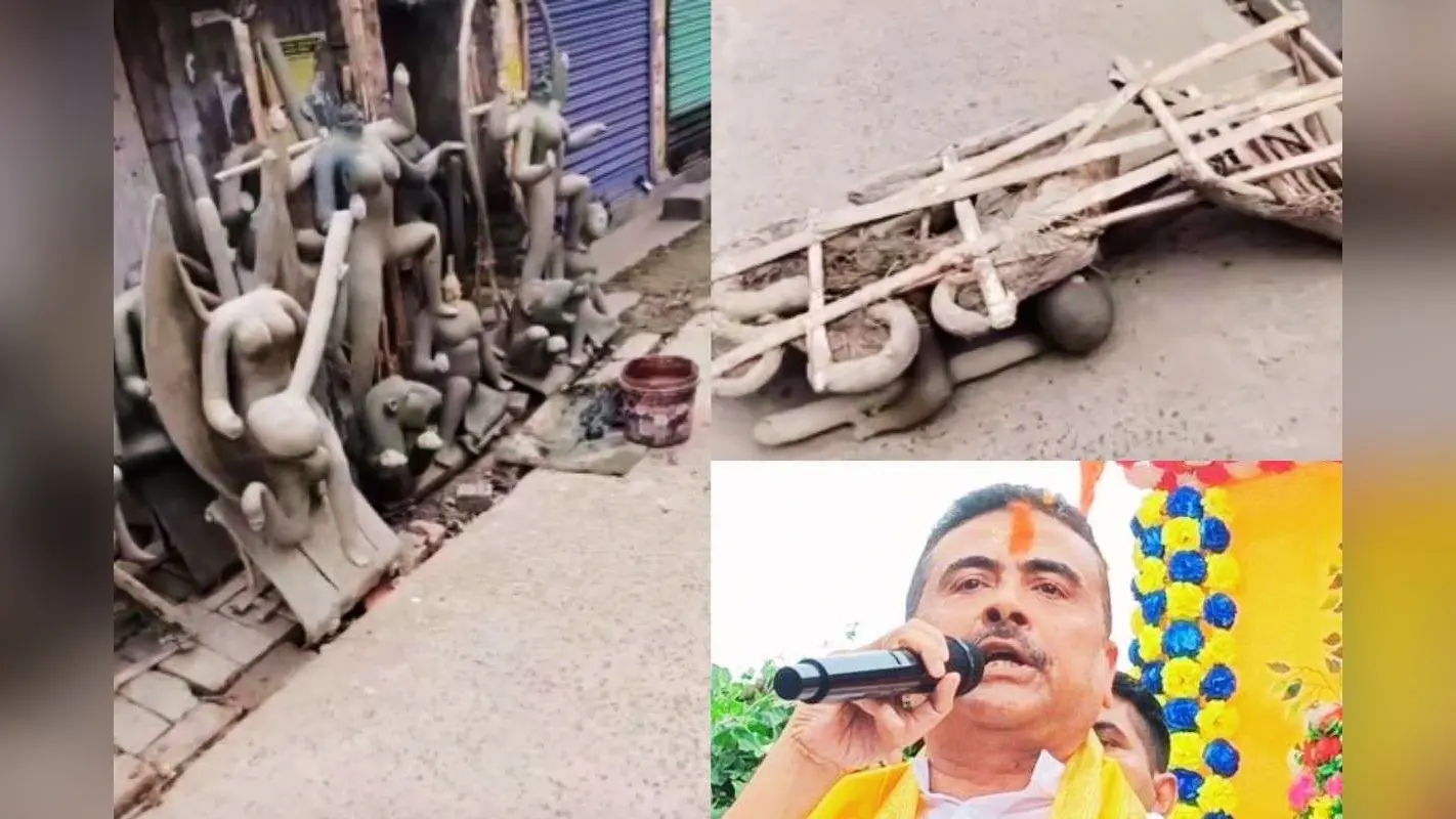 बंगाल में सरस्वती की मूर्तियों को क्षतिग्रस्त करना हिंदुओं पर हमले के जैसा, बोले शुभेंदु अधिकारी