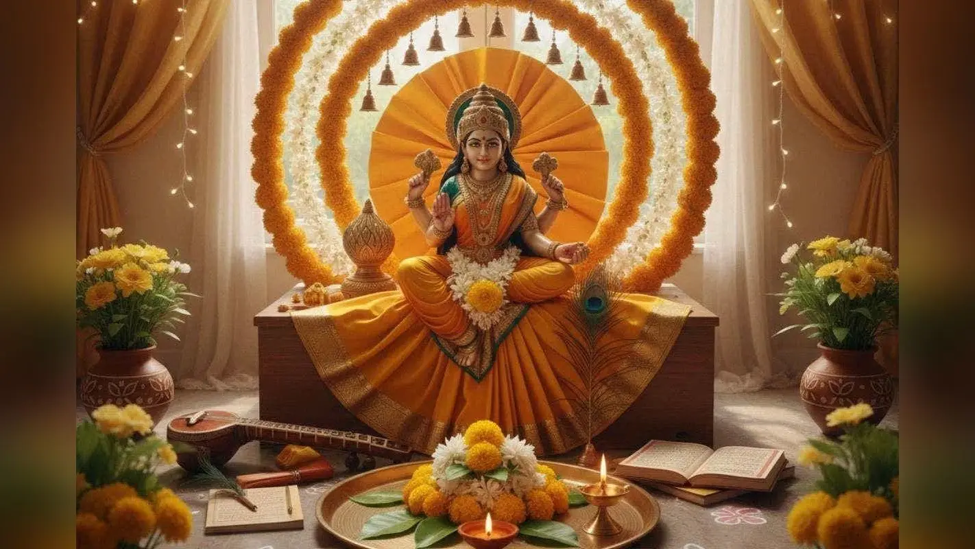 Saraswati Puja Decoration Ideas: घर पर पूजा को खास बनाने के लिए आसान और सुंदर सजावट के आइडियाज
