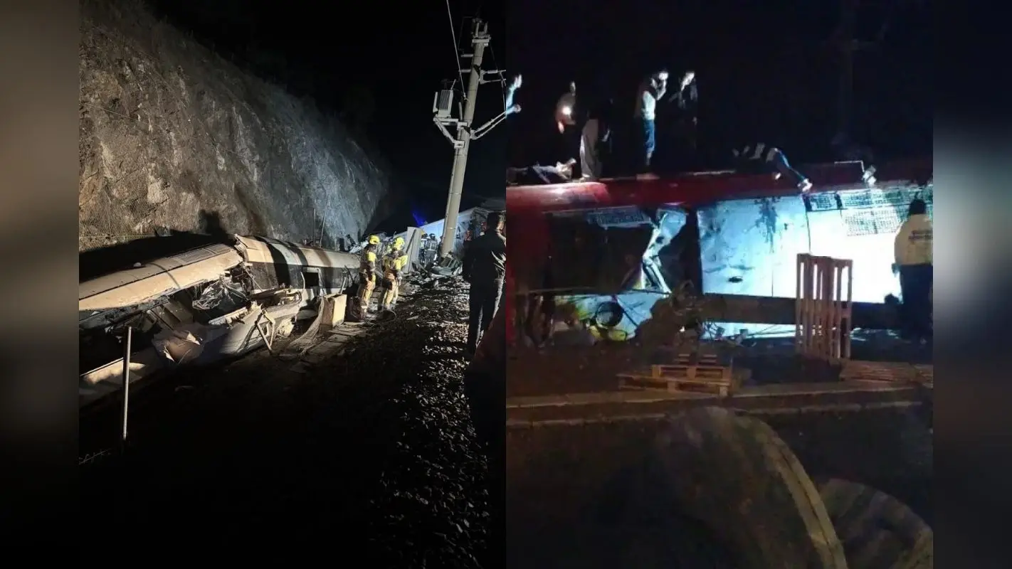स्पेन के अंडालूसिया में रेल हादसा: 21 लोगों की मौत, पटरी से उतरकर दूसरी ट्रेन से टकराई हाई-स्पीड एक्सप्रेस
