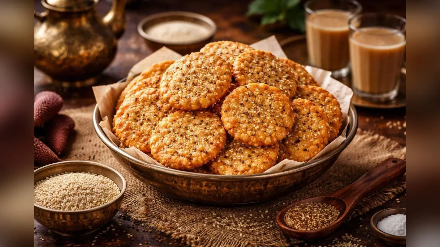 Til Mathri Recipe: मिनटों में घर पर बनाएं दादी-नानी के हाथों जैसी क्रिस्पी तिल मठरी, बचपन की याद दिलाएगी ये ट्रेडिशनल रेसिपी