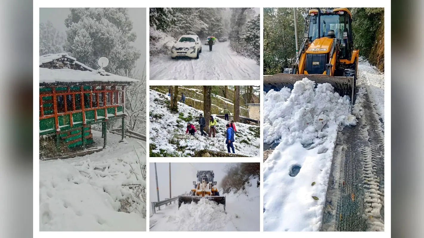 उत्तराखंड के तीन जिलों में ऑरेंज अलर्ट, बारिश और भारी बर्फबारी की संभावना, हिमस्खलन की चेतावनी