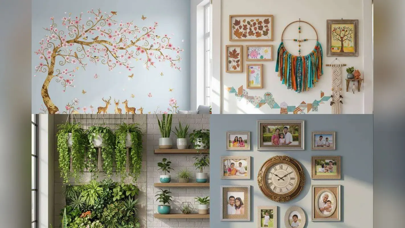 Wall Decoration Ideas: दीवारों की सजावट से बदल दें अपने घर का पूरा लुक, इन आइडियाज को जरूर करें ट्राई