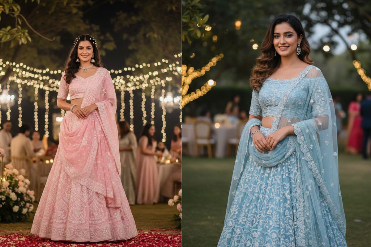 Chikankari Lehenga Style