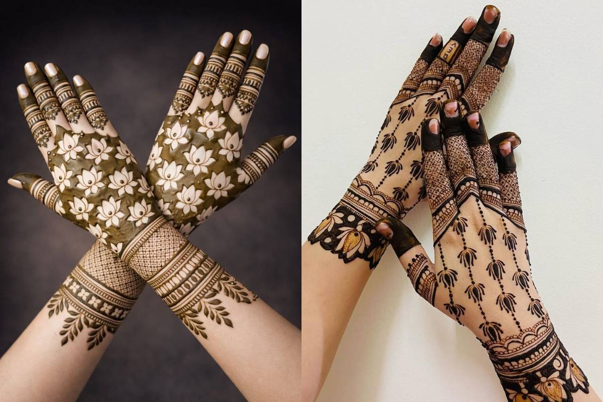 Lotus Mehndi Design