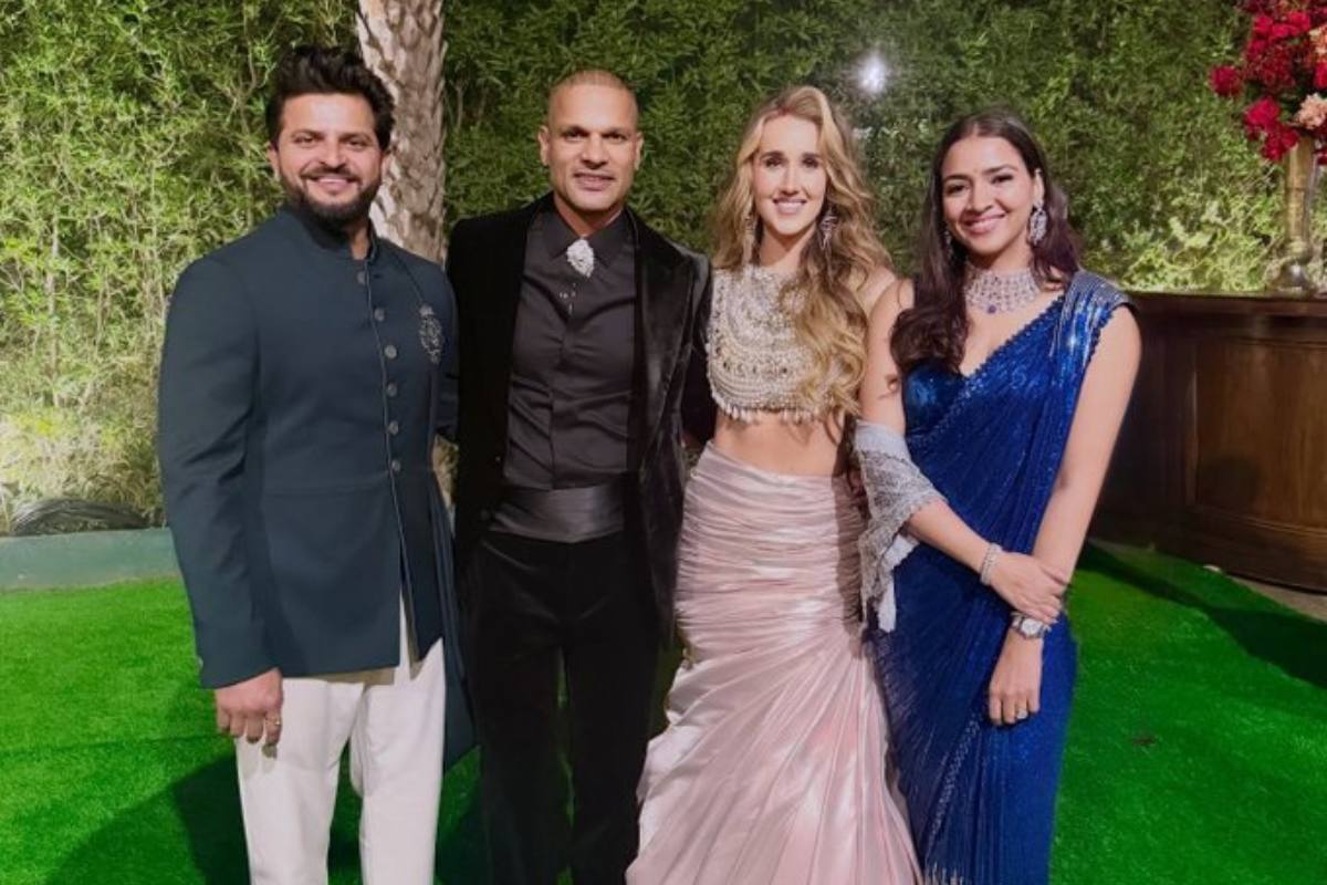 Suresh Raina at Shikhar Dhawan Wedding