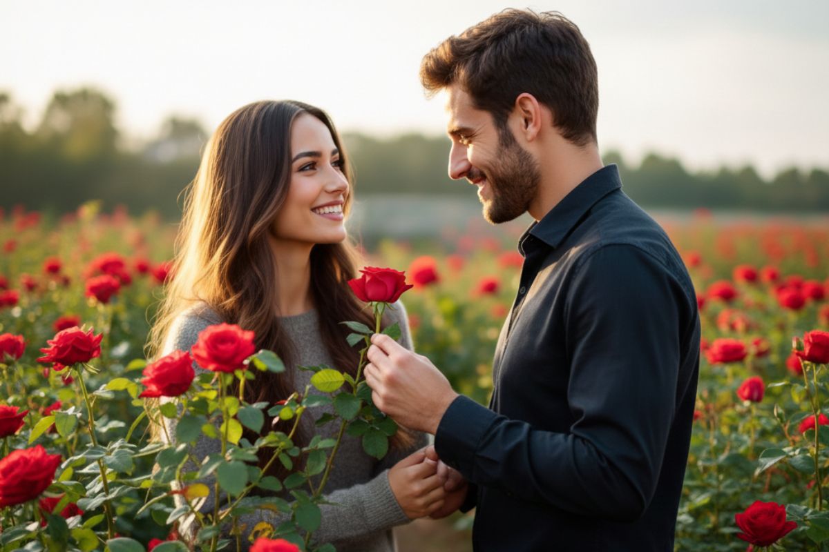 Red rose for love and romantic proposal Rose Day 2026