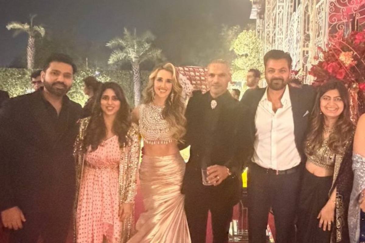 Rohit Sharma at Shikhar Dhawan Wedding