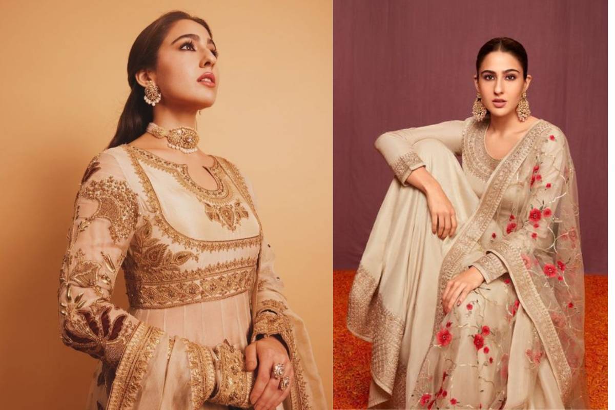 Sara Ali Khan Inspired Long Designer Anarkali Suit