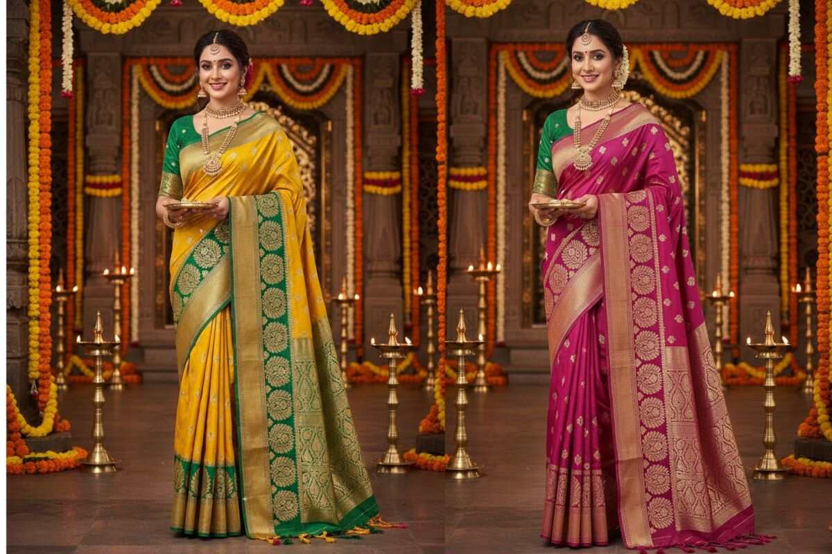 Gotta Patti Saree Design (AI IMAGE)