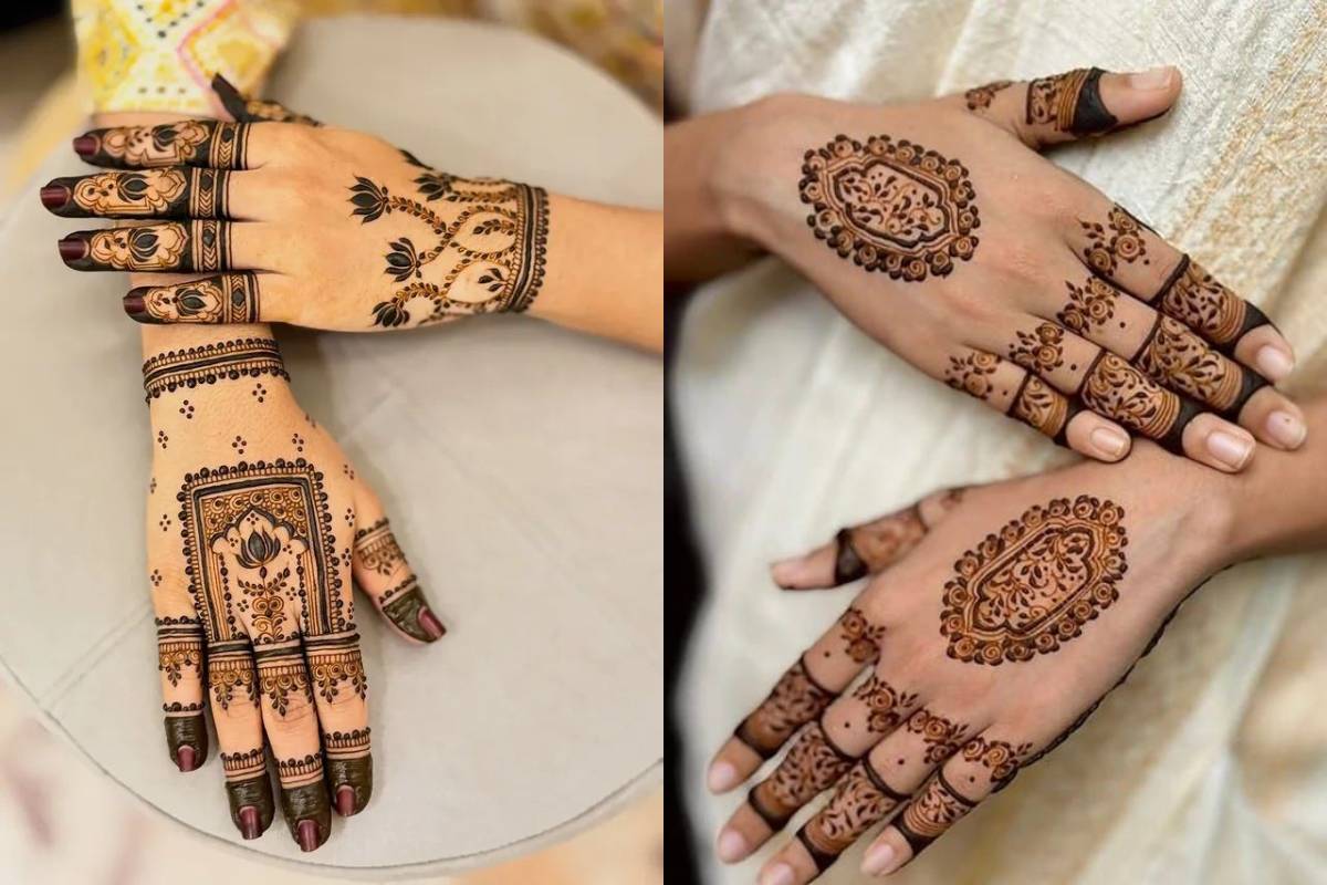 न्यू अरेबिक मेहंदी डिजाइन (Shab-E-Barat Arabic Mehndi Design)