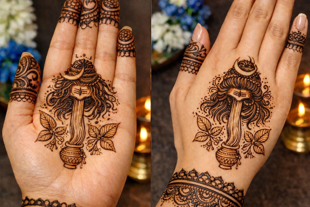 bel patr mehndi design