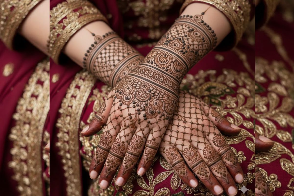 bracelet mehndi deign