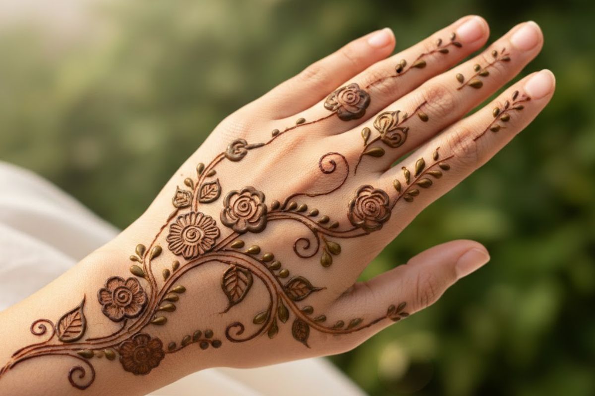 floral vine design