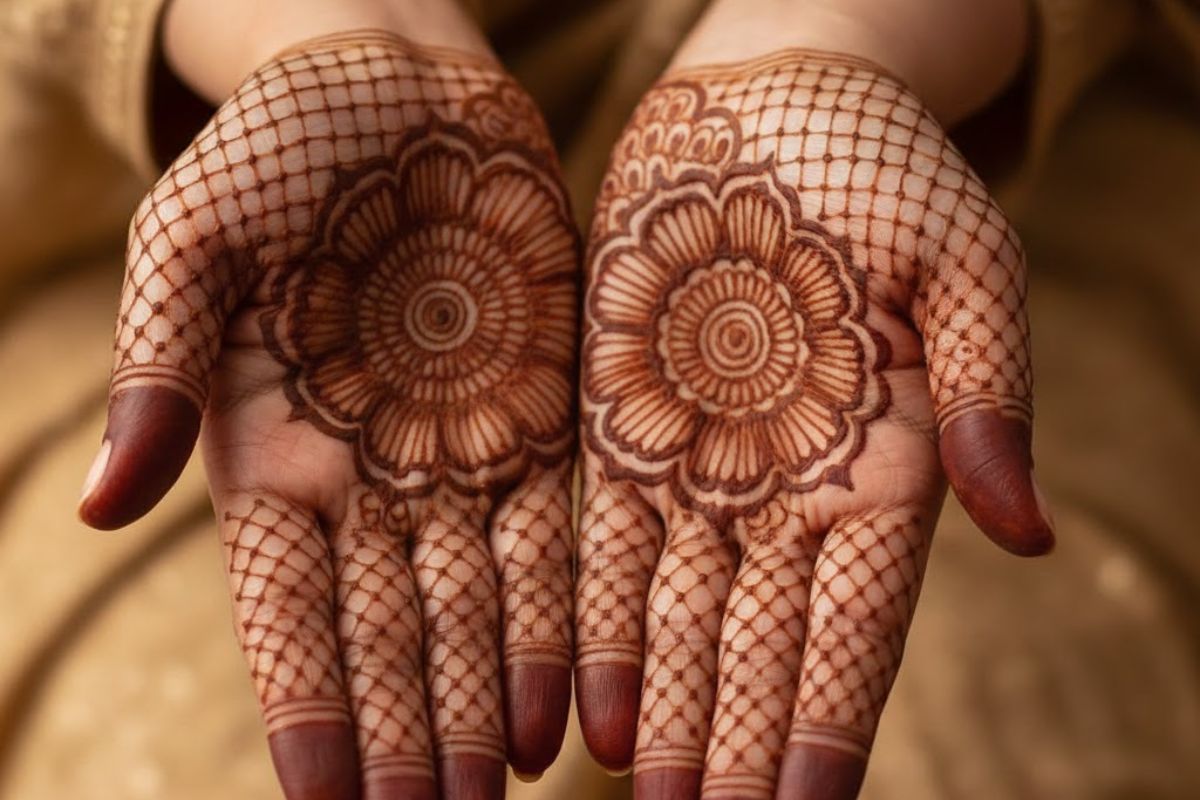 jaali mehndi 