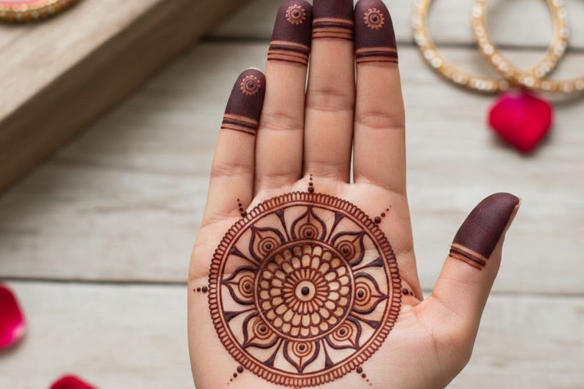 mandla bridal mehndi design