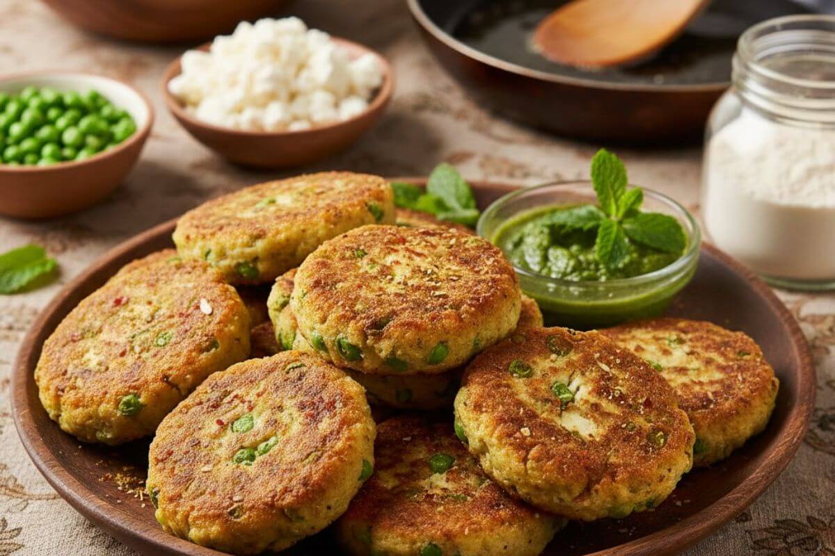 matar paneer tikki
