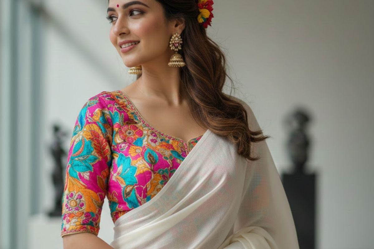 multi colour blouse
