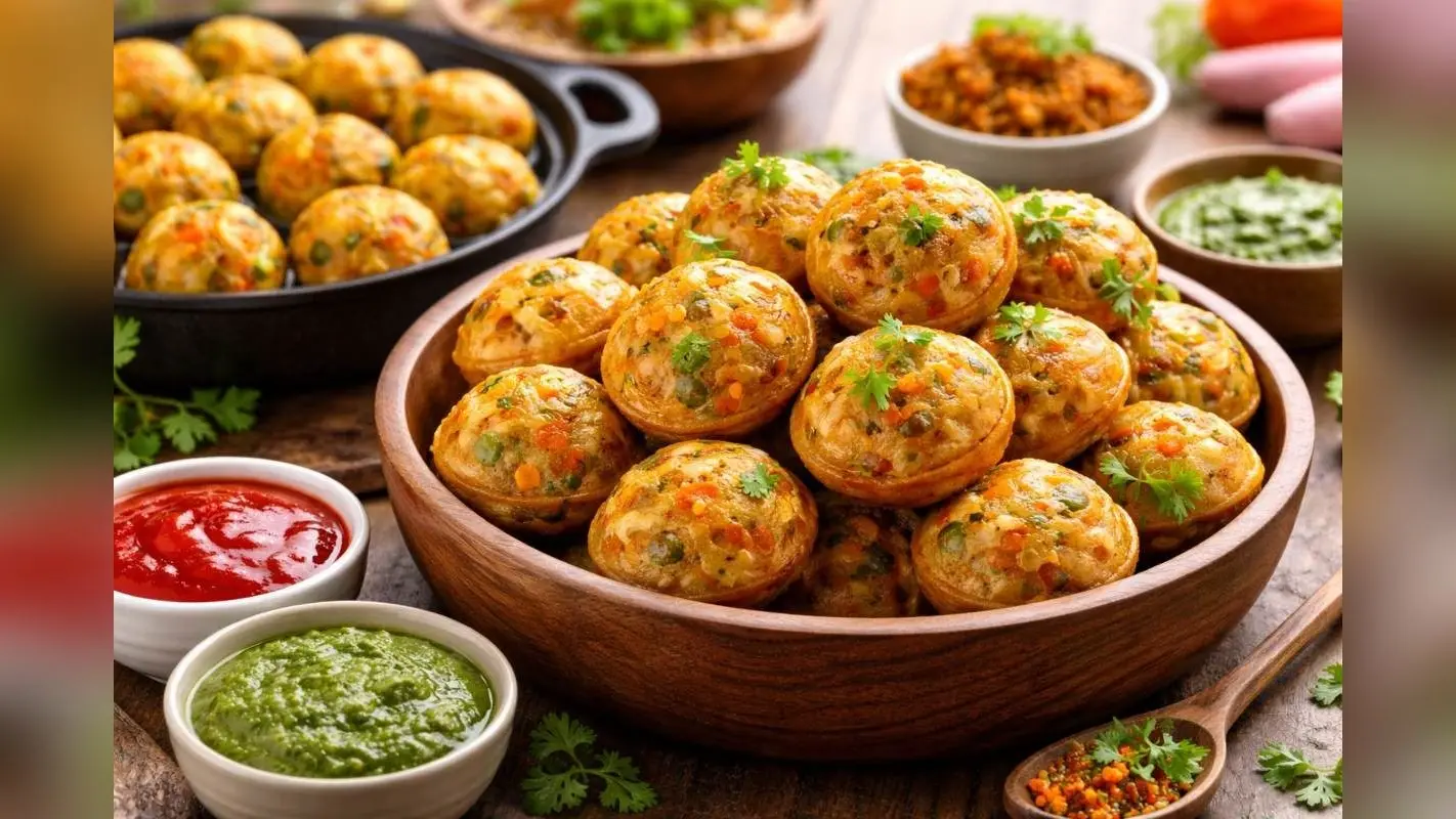 Achari Veg Appe Recipe: सिर्फ 20 मिनट में बनाएं चटपटी और सब्जियों से लोडेड अप्पे, हर बाइट में मसालों का धमाका!