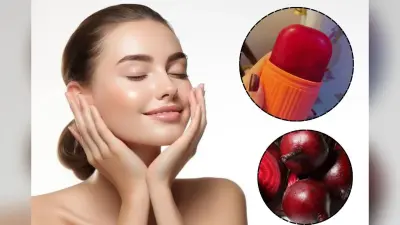 चेहरे पर चाहिए नेचुरल पिंक ग्लो – स्किनकेयर रूटीन में शामिल करें बीटरूट आइस रोलर मसाज